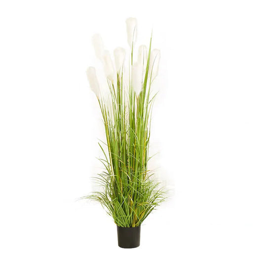 SOGA 150cm 150cm Wheat Plume Grass Artificial Plant