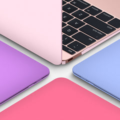 Matte Hardshell Case + Keyboard cover for Apple Macbook Red