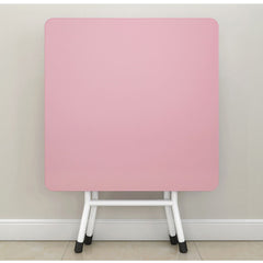 SOGA Black Portable Square Table Standing Legs Foldable Furniture Home Decor