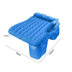 SOGA Blue Ripple Inflatable Car Mattress Portable Camping Air Bed Travel Sleeping Kit Essentials