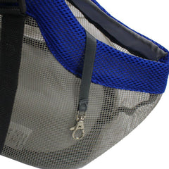SOGA Grey Pet Carrier Bag Breathable Net Mesh Tote Pouch Dog Cat Travel Essentials