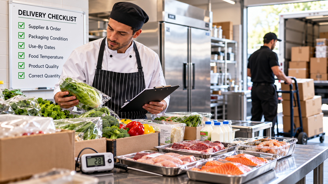 Commercial Kitchen Food Delivery &amp; Receiving Checklist: How to Inspect Food Deliveries Safely