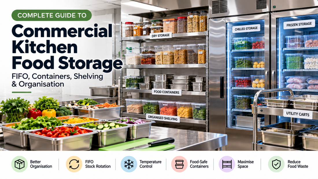 Commercial Kitchen Food Storage Guide: FIFO, Containers, Shelving &amp; Organisation
