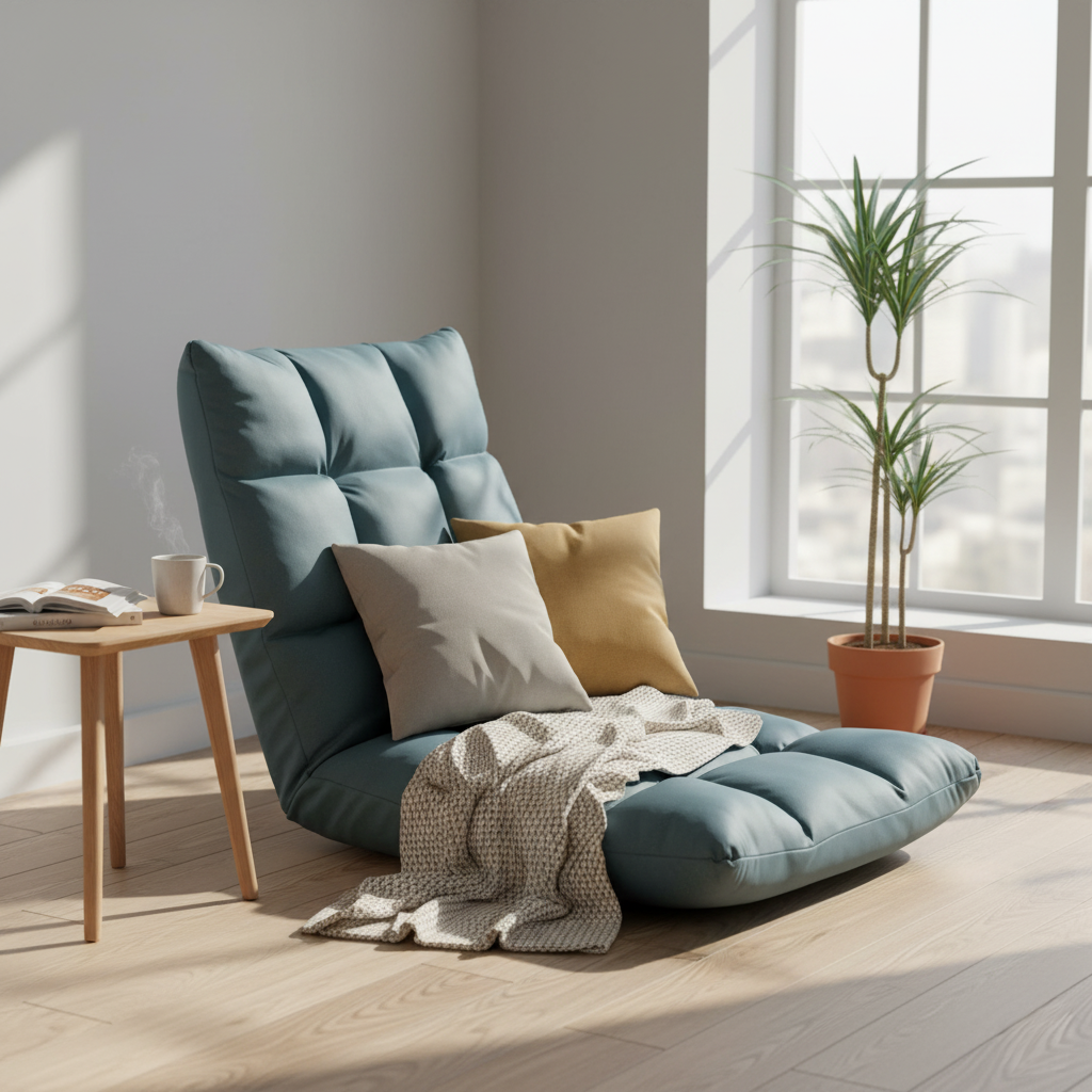 folding floor lounge chair