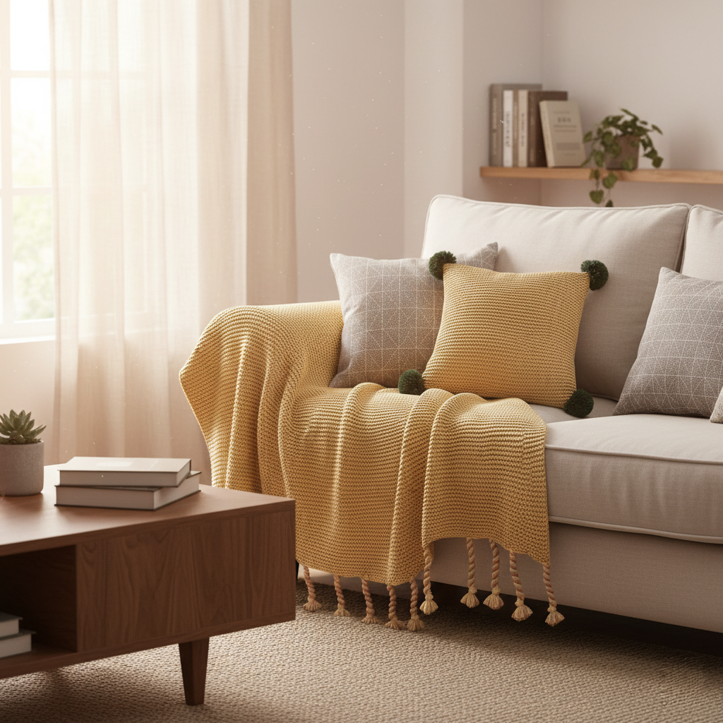 Think a Throw Blanket Is Just for Warmth? Wait Until You See How It Transforms Your Décor
