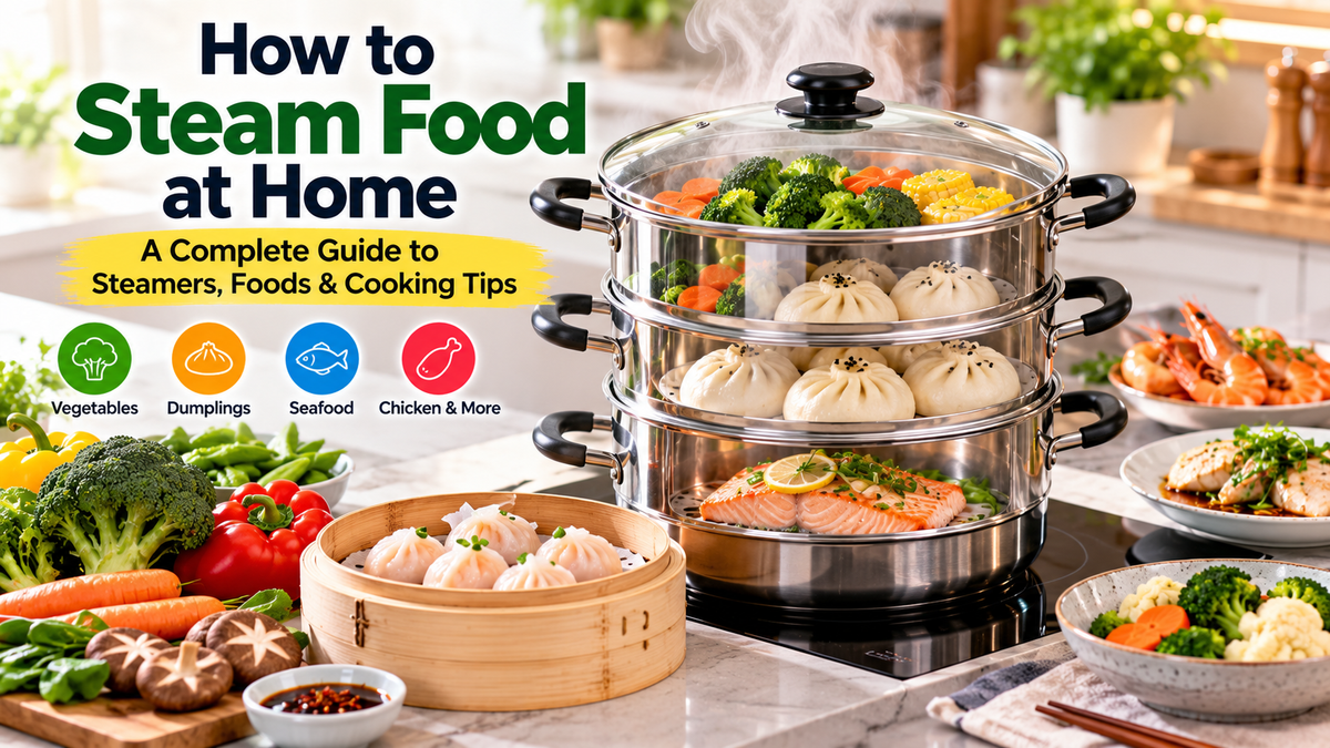 How to Steam Food at Home: A Complete Guide to Steamers, Foods &amp; Cooking Tips