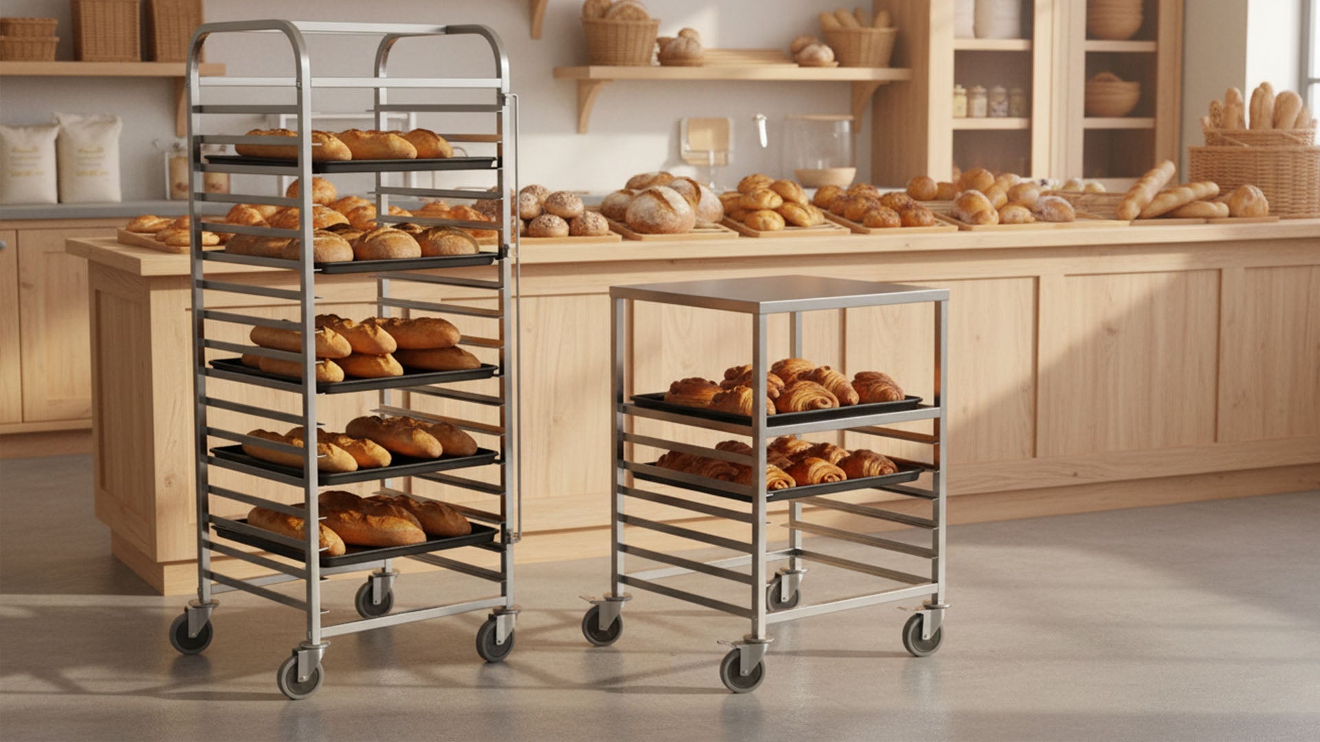 SOGA Gastronorm Trolleys, Pans and Trays