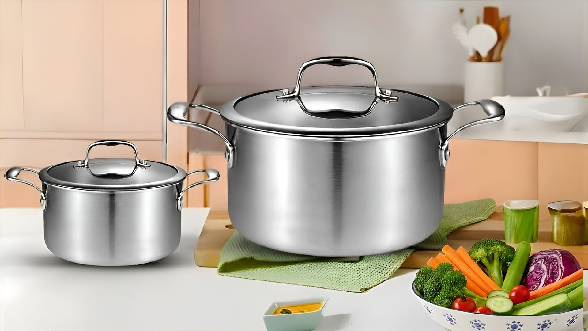 Stainless Steel Casseroles