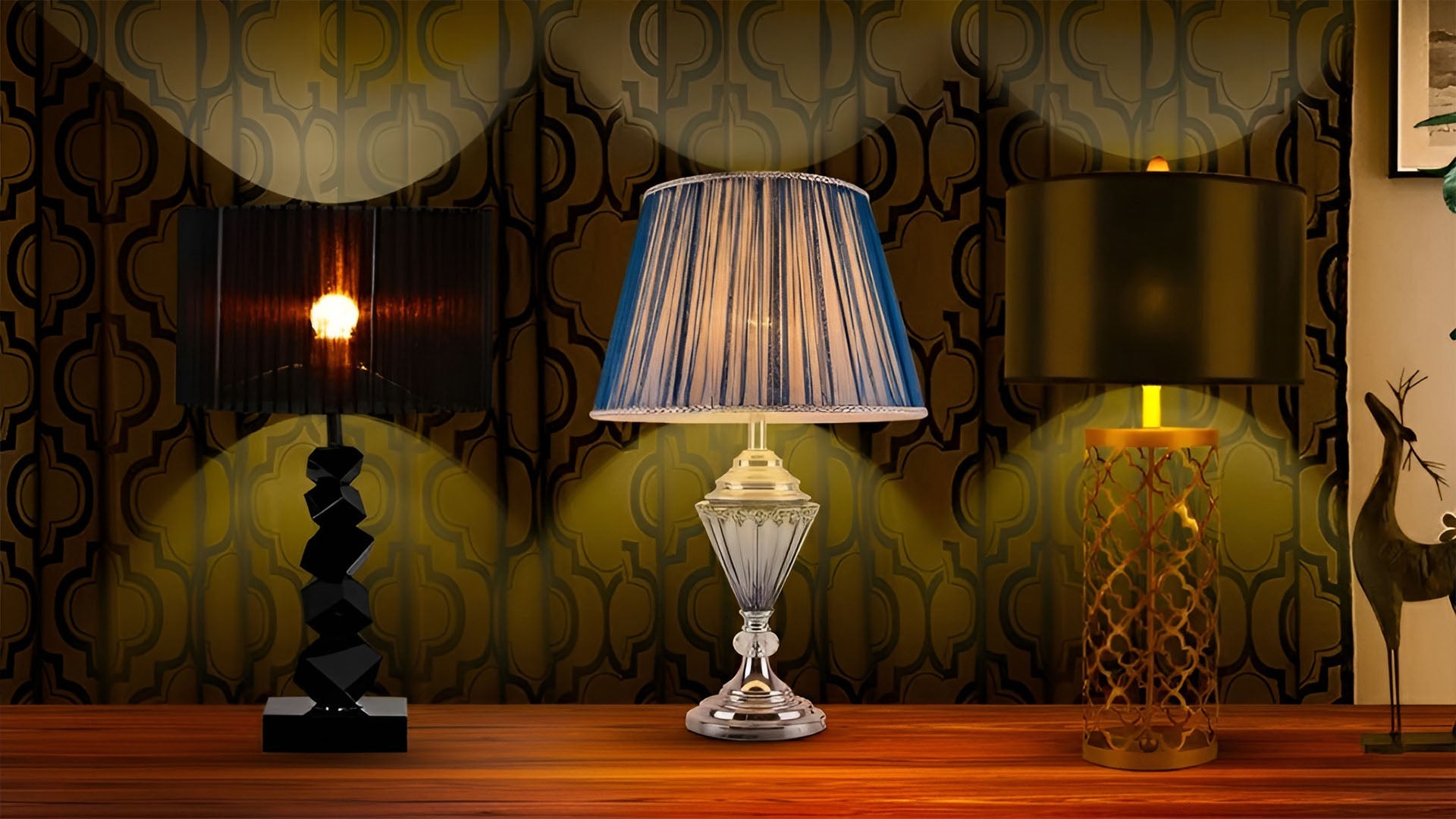 SOGA Table and Floor Lamps