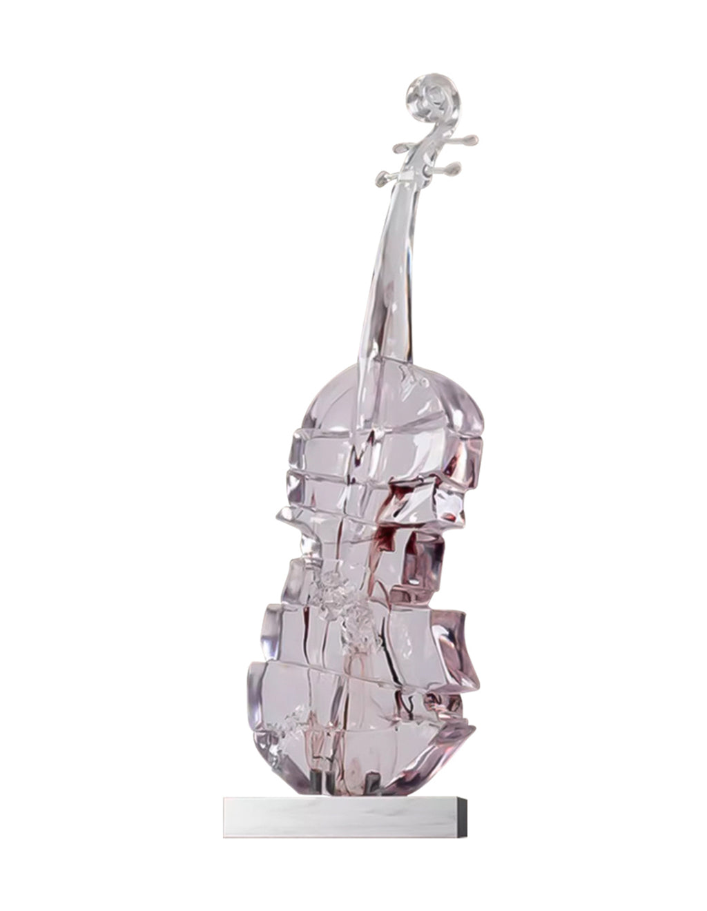SOGA 75cm Crystal Violin Sculpture – Home Decor $ 1404.00