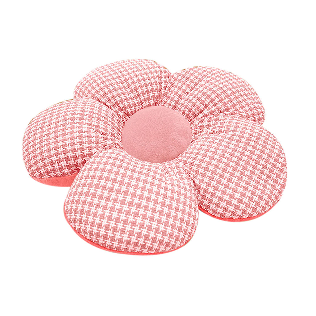 SOGA Pink Flower Cushion Shaped for Floor and Sitting Throw Pillow $ 33.50