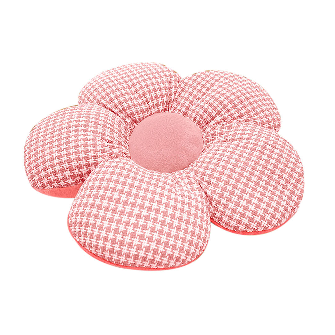 SOGA Pink Flower Cushion Shaped for Floor and Sitting Throw Pillow $ 33.50
