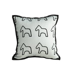 SOGA 45cm Throw Pillow White Teddy Fleece Square Pony Design Decorative Cushion for Living Room $ 46.90