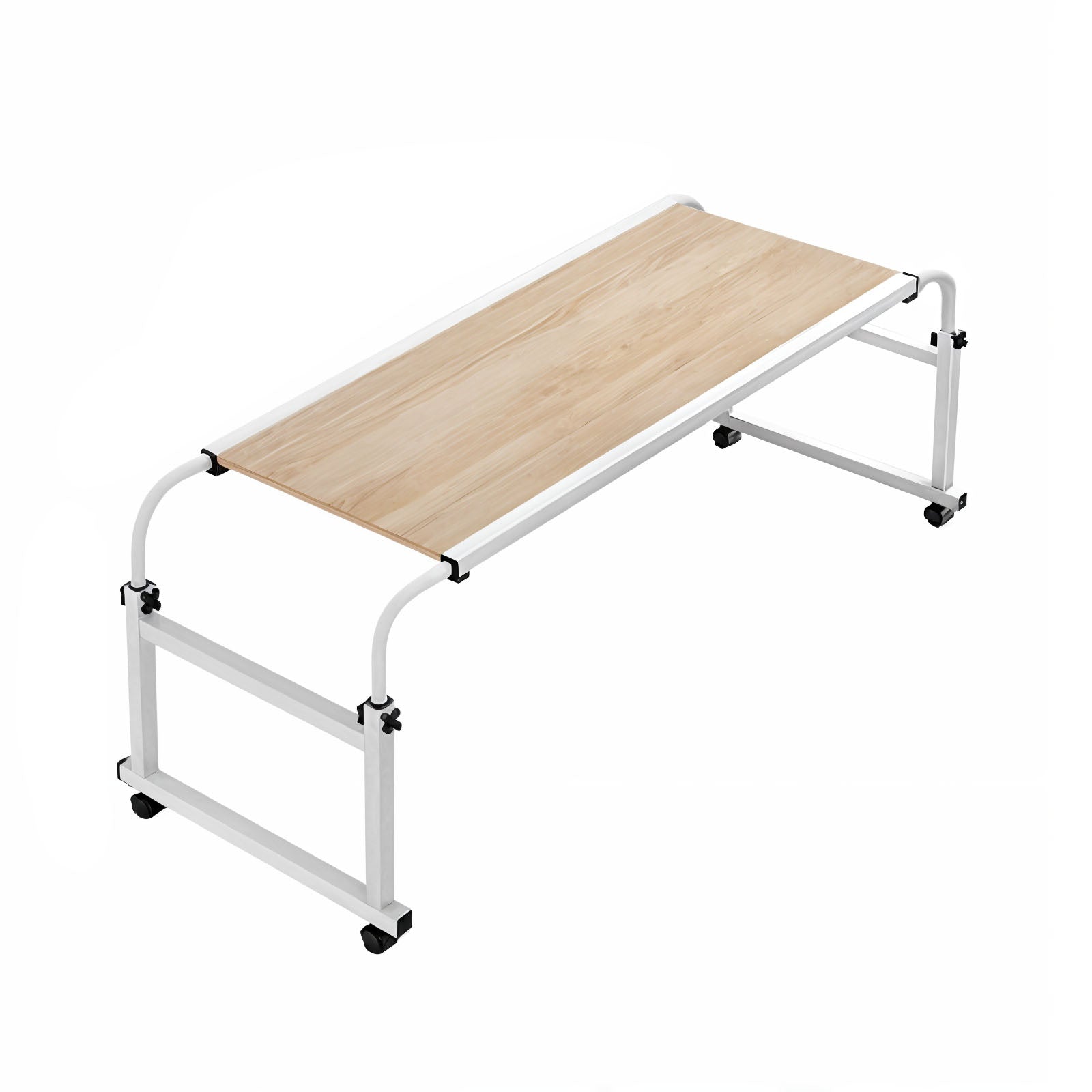 SOGA 120x45cm Wood Cross Bed Movable Desk Table w/ Adjustable Length & Height $ 155.50