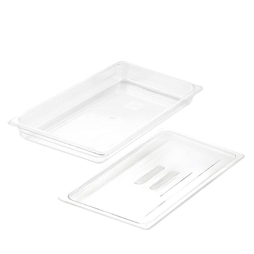 SOGA 65mm Clear Gastronorm GN Pan 1/1 Food Tray Storage with Lid $ 55.50