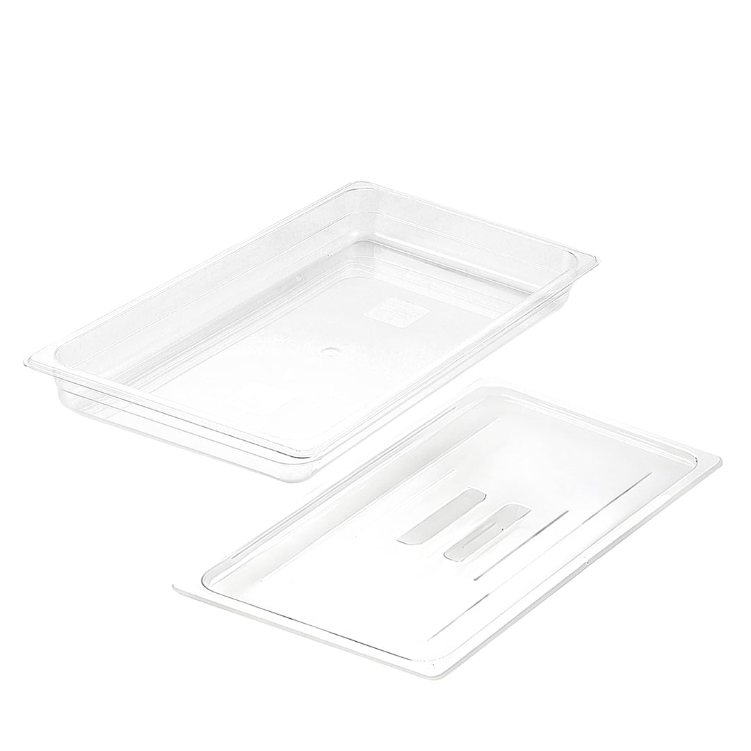 SOGA 65mm Clear Gastronorm GN Pan 1/1 Food Tray Storage with Lid $ 55.50