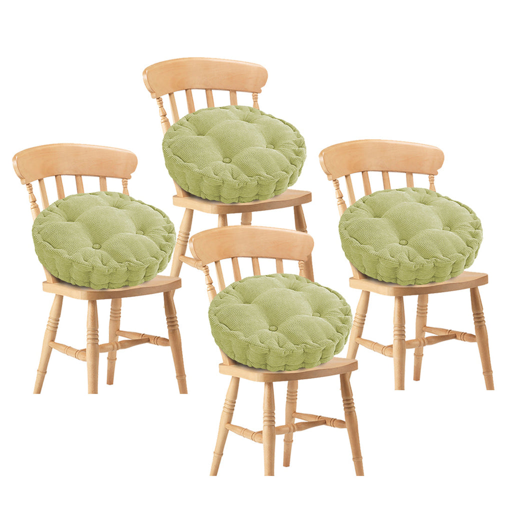 SOGA 4X Green Round Cushion Soft Leaning Plush Backrest Throw Seat Pillow Home Office Decor $ 84.50