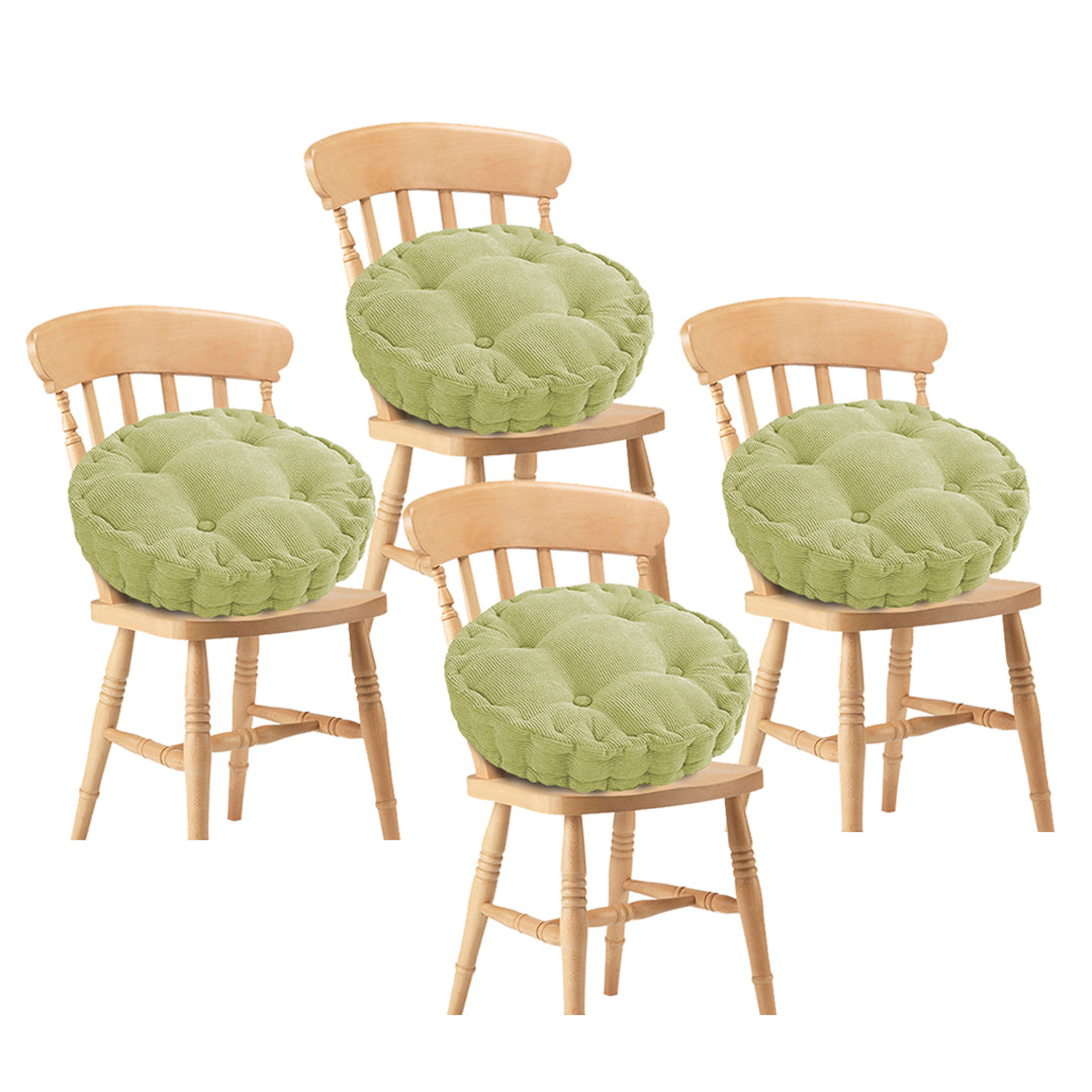 SOGA 4X Green Round Cushion Soft Leaning Plush Backrest Throw Seat Pillow Home Office Decor $ 84.50