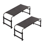 SOGA 2X 120x45cm Black Cross Bed Movable Desk Table w/ Adjustable Length & Height $ 301.90