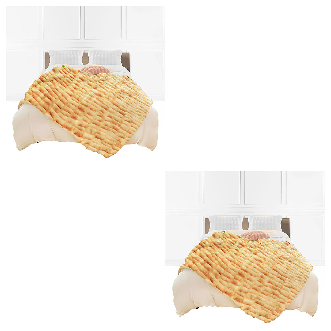 SOGA 2X 150x200cm Throw Blanket Camel Brown Double Layer Rabbit Fur Cozy Comfort with Stylish Decor $ 409.50