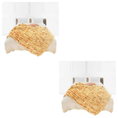 SOGA 2X 150x200cm Throw Blanket Camel Brown Double Layer Rabbit Fur Cozy Comfort with Stylish Decor $ 409.50