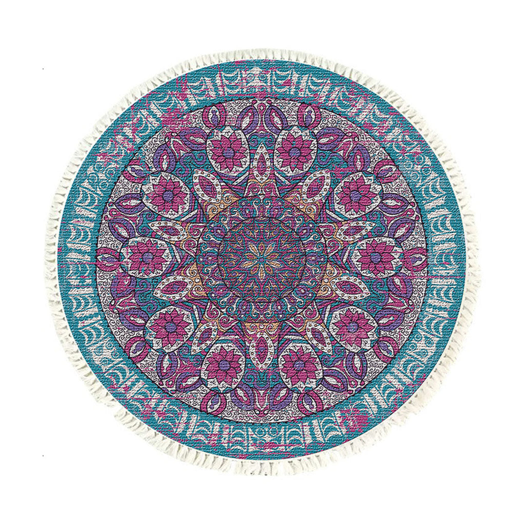 SOGA 120cm Mandala Area Rug for Living Room Lounge Bedroom Anti-slip Doormat Home Decor $ 73.50