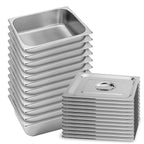 SOGA 12X Gastronorm GN Pan Full Size 1/2 GN Pan 10cm Deep Stainless Steel Tray With Lid $ 377.90