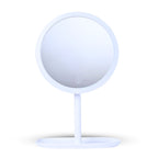 SOGA 26cm White Round Smart LED Makeup Bedroom Table Vanity Mirror Tricolor w/ 5x Magnification $ 33.50