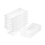 SOGA 100mm Clear Gastronorm GN Pan 1/3 Food Tray Storage Bundle of 6 with Lid $ 246.50