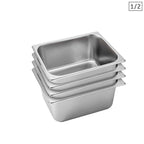SOGA 4X Gastronorm GN Pan Full Size 1/2 GN Pan 15cm Deep Stainless Steel Tray $ 122.50