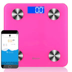 SOGA Wireless Bluetooth Digital Body Fat Scale Bathroom Health Analyser Weight Pink $ 55.50