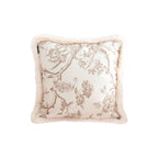 SOGA 45cm Light Luxury French Style Printed Plush Pillow Set Throw Pillow $ 66.90