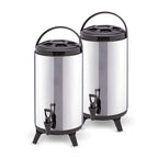 SOGA 2 x 12L Portable Insulated Cold/Heat Coffee Tea Beer Barrel Brew Pot With Dispenser $ 160.90