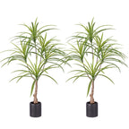 SOGA 2X 90cm Artificial Natural Green Dracaena Dragon Tree Fake Tropical Indoor Plant Home Office Decor $ 151.50