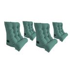 SOGA 4X 60cm Green Triangular Wedge Lumbar Pillow Headboard Backrest Sofa Bed Cushion Home Decor $ 379.90