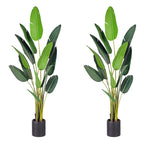 SOGA 2X 220cm Artificial Giant Green Birds of Paradise Tree Fake Tropical Indoor Plant Home Office Decor $ 517.50