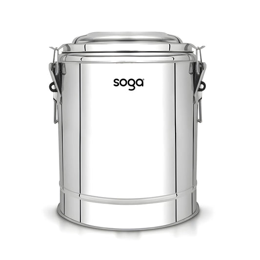 SOGA 50L Stainless Steel Insulated Stock Pot Hot & Cold Beverage Container
