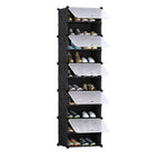 SOGA 10 Tier Shoe Rack Organizer Sneaker Footwear Storage Stackable Stand Cabinet Portable Wardrobe with Cover $ 72.50