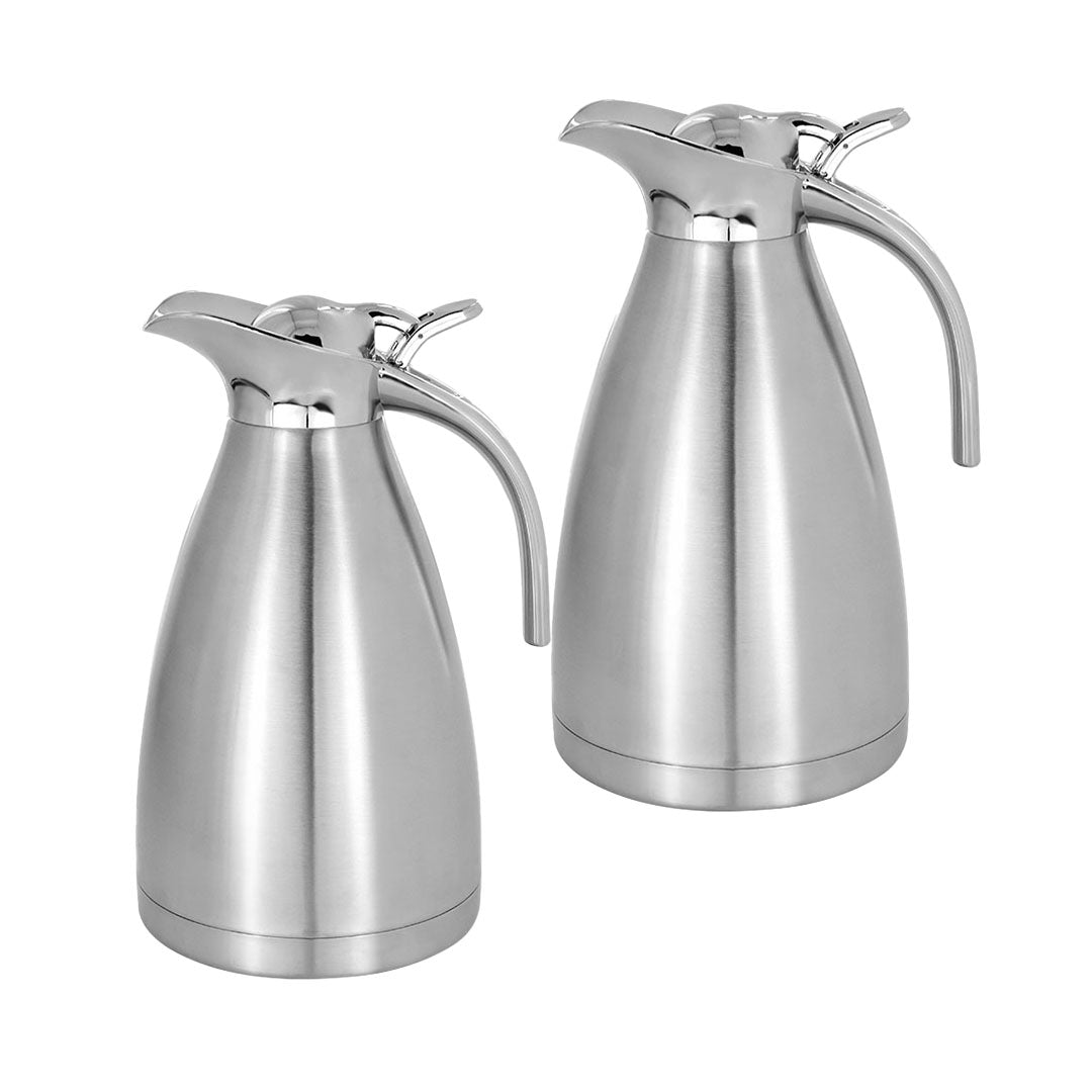 SOGA 2X 2.0L Silver Color 3-Layer Inner Stainless Steel, Vacuum Insulated and Outer Stainless Steel Thermal Flask $ 122.90