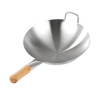 SOGA 40cm Stainless Steel Kitchen Cooking Wok with Wood Handle $ 102.50