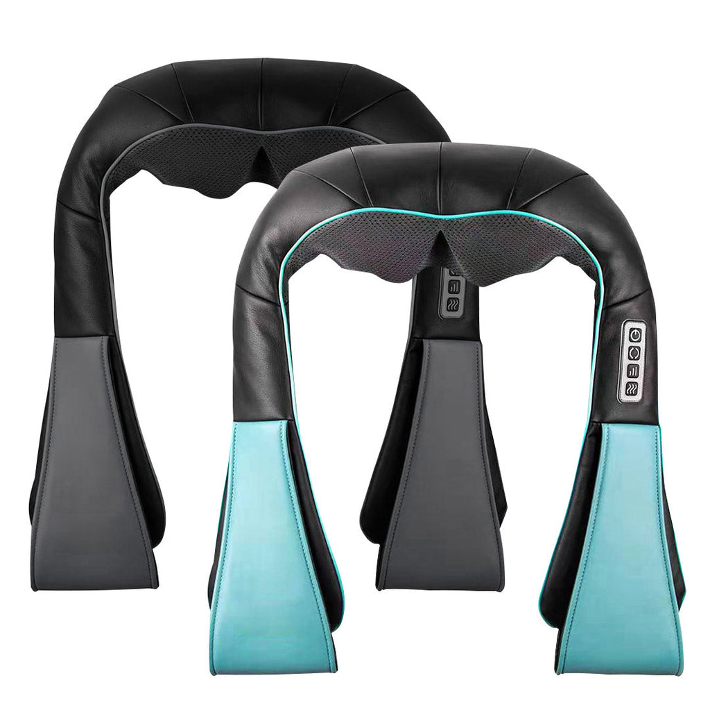 SOGA 2X Electric Kneading Back Neck Shoulder Massage Arm Body Massager Black/Blue $ 183.50