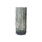 SOGA 30.5cm Handcrafted Grey Glass Vase, Classic Design for Home Decor