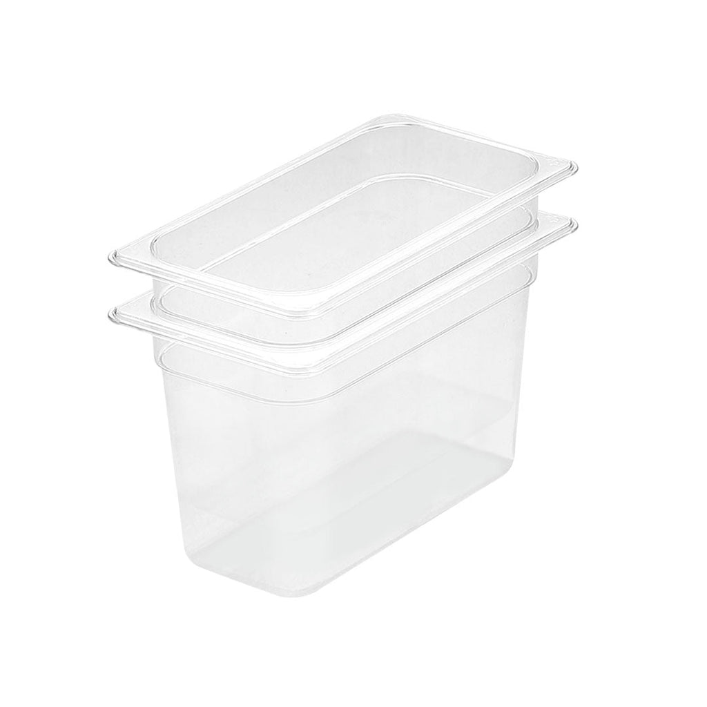 SOGA 200mm Clear Gastronorm GN Pan 1/3 Food Tray Storage Bundle of 2 $ 64.90