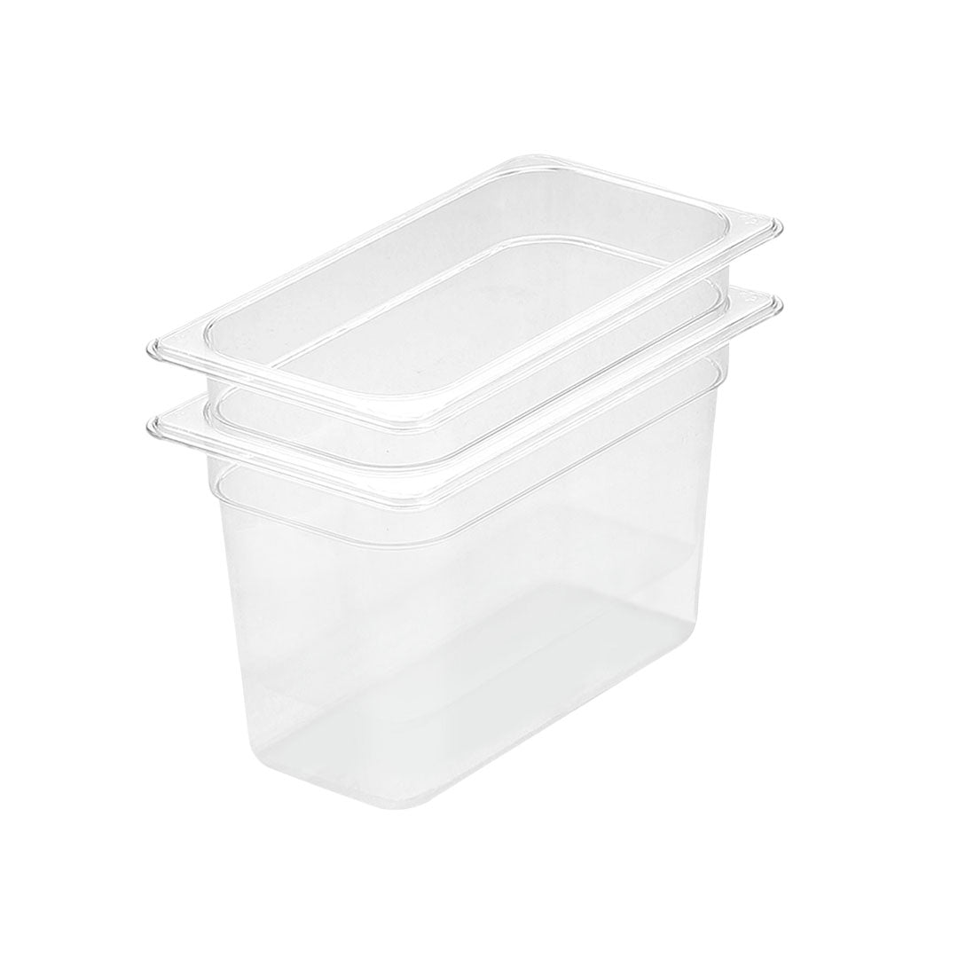 SOGA 200mm Clear Gastronorm GN Pan 1/3 Food Tray Storage Bundle of 2 $ 64.90