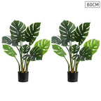 SOGA 2X 80cm Artificial Indoor Potted Turtle Back Fake Decoration Tree Flower Pot Plant $ 172.90