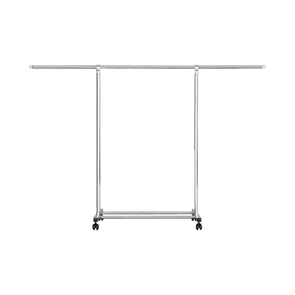 SOGA 200cm Stainless Steel Floor-Standing Clothes Rack - Durable and Space-Saving Laundry Organizer $ 87.90