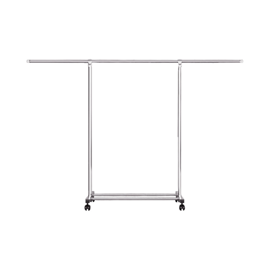 SOGA 200cm Stainless Steel Floor-Standing Clothes Rack - Durable and Space-Saving Laundry Organizer $ 87.90