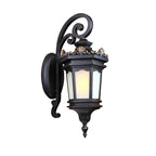 Vintage Lantern 62cm Wall Light Elegant Aluminum & Glass Design Classic Outdoor Lighting Rustic Vintage Style $ 555.50