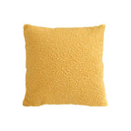 SOGA Boucle Textured Cushion 50cm Mustard Yellow Soft Cozy Decorative Throw Pillow $ 61