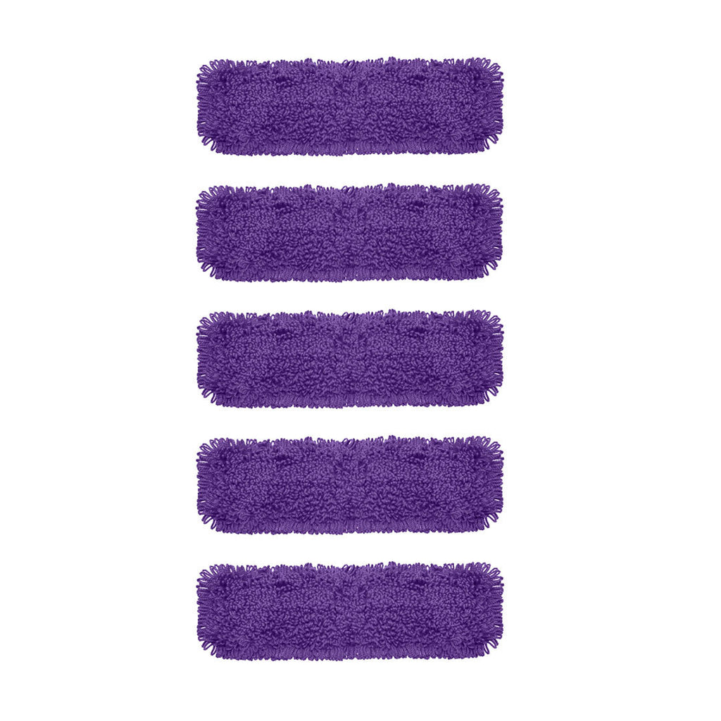 SOGA 5X 90x22 Purple Microfiber Flat Mop Floor Cleaning Pads Rotating Dust Remover $ 121.50